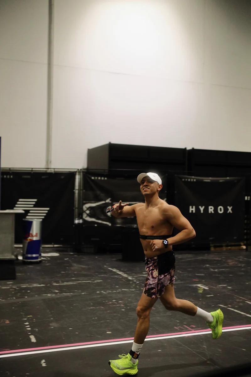 Jorge competing at HYROX