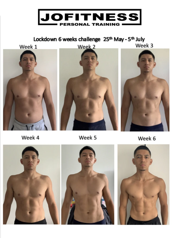6-week body transformation with JO FITNESS